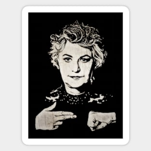 Dorothy Zbornak Run the Jewels // Bea Arthur Tribute Magnet